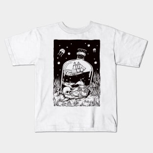 Aquaspace in the deep sea Kids T-Shirt